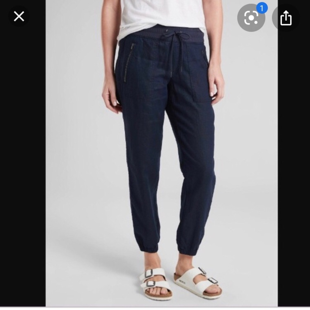 Athleta linen joggers